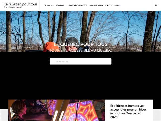 La Route Accessible - Le Québec pour Tous