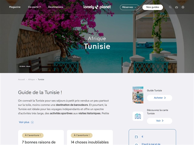 Lonely Planet : Tunisie
