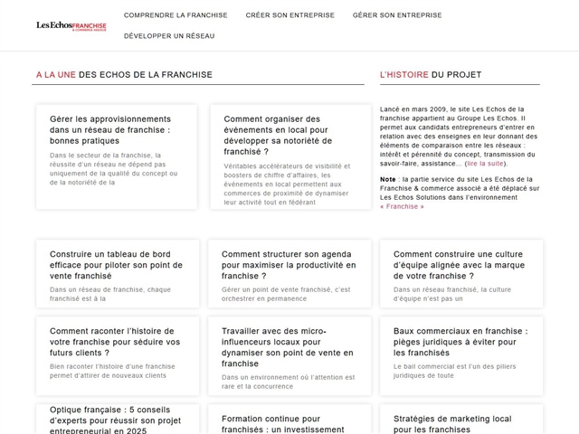 Les Echos de la Franchise