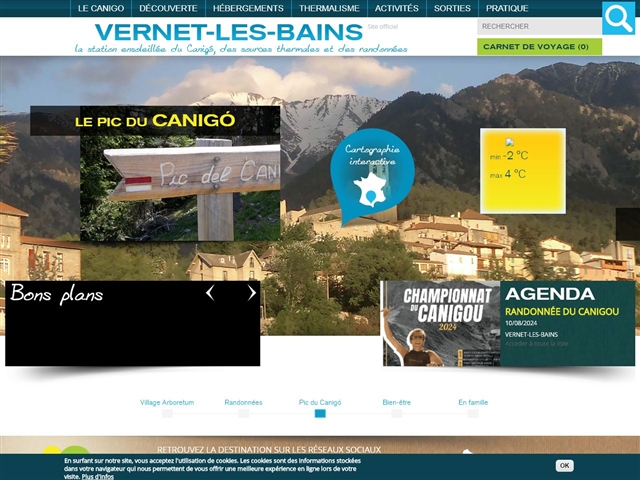 Vernet-les-Bains (66820) - office de tourisme