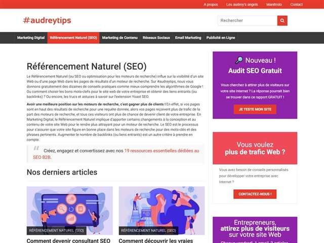 Audrey Tips : SEO