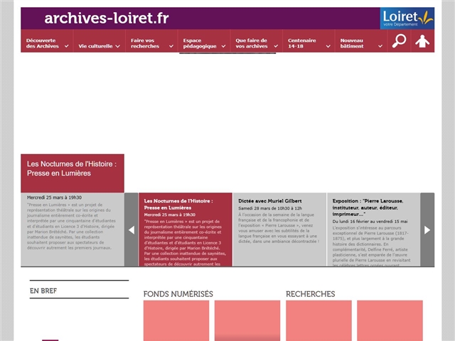 Loiret (45) - Archives départementales