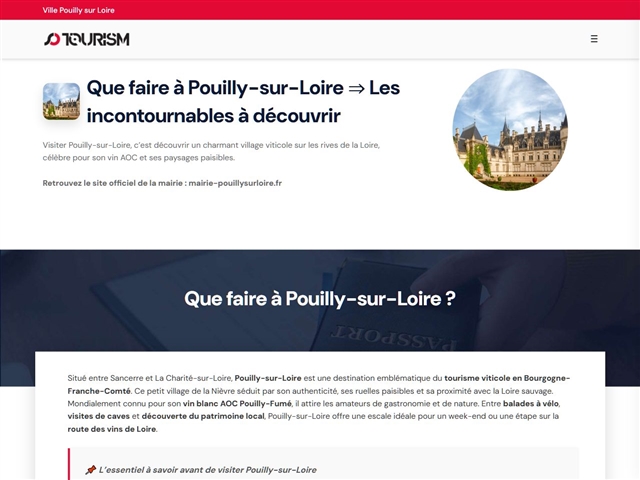 Pouilly-sur-Loire (58150) - office de tourisme