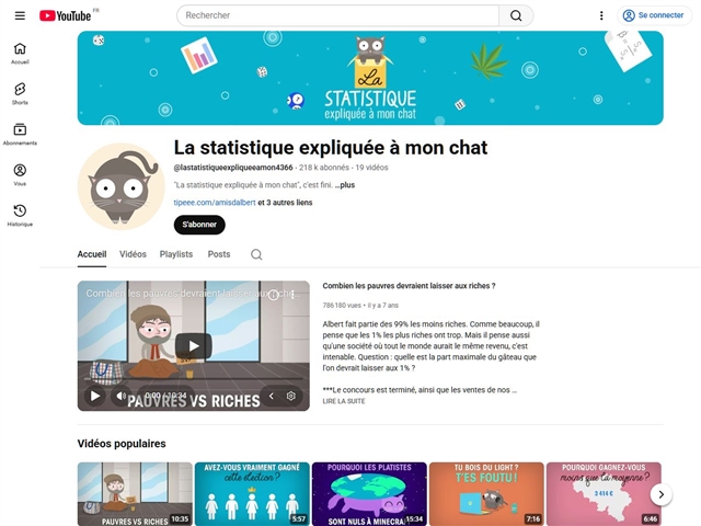 La Statistique Expliquée à Mon Chat