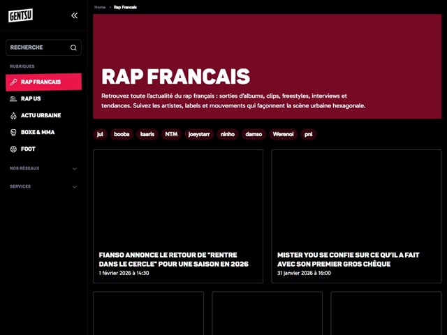Gentsu : Rap français