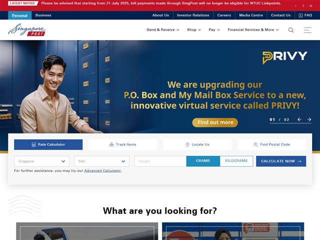 Singapoure : Singapore Post