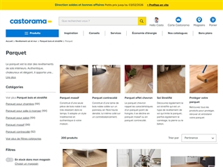 Castorama  : Parquets  et stratifiés