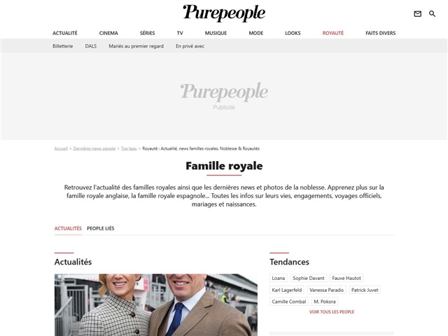 PurePeople : Familles royales