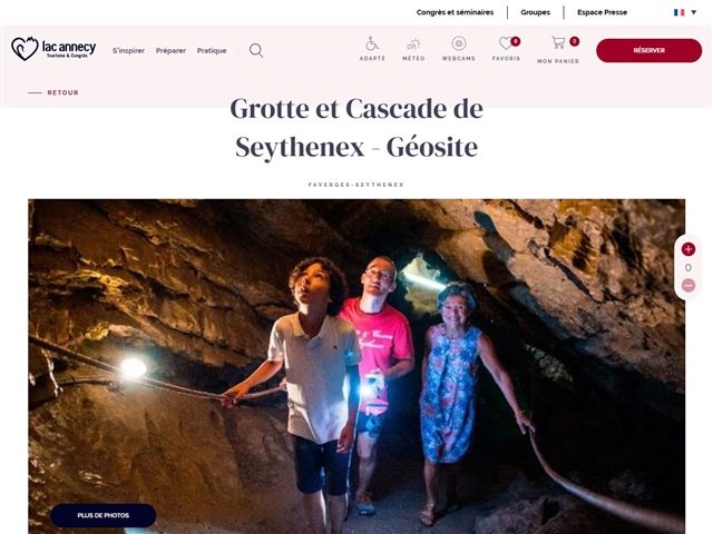 Grotte et cascade de Seythenex
