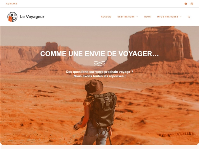Le Voyageur - Le guide de vos voyages