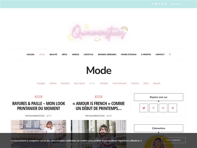 Qui Aime Astuces : Mode