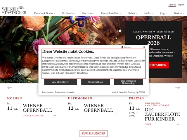 Opéra de Vienne (Stattsoper)