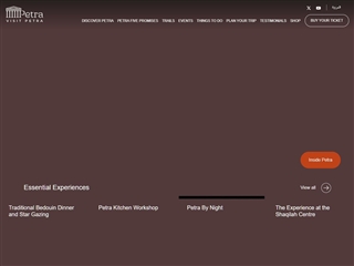 Ancienne cité troglodytique de Pétra