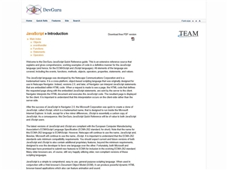 DevGuru : Javascript