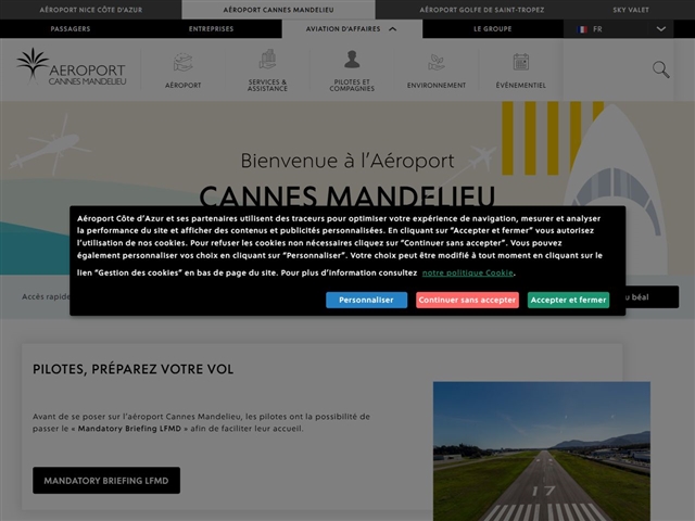 Aéroport de Cannes Mandelieu
