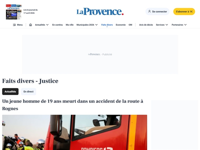 La Provence : Faits Divers