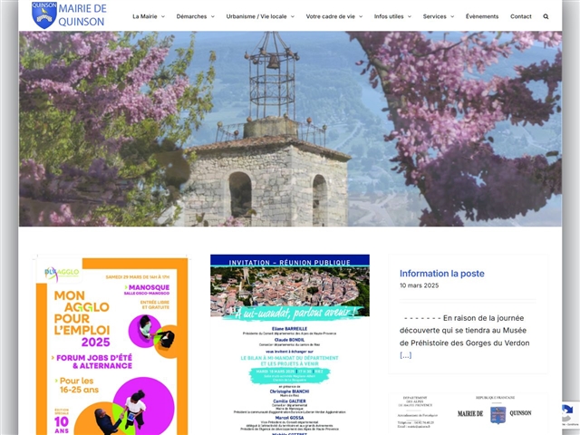 Quinson (04500) - office de tourisme