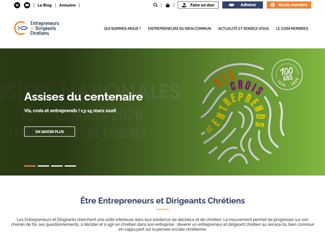 Les Entrepreneurs et Dirigeants Chrétiens (EDC)