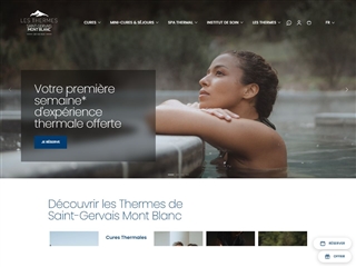 Les thermes Saint Gervais Mont Blanc