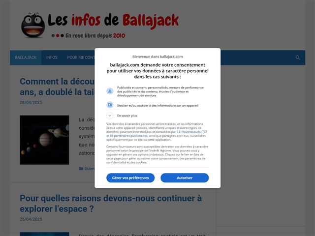 Les Infos de Ballajack