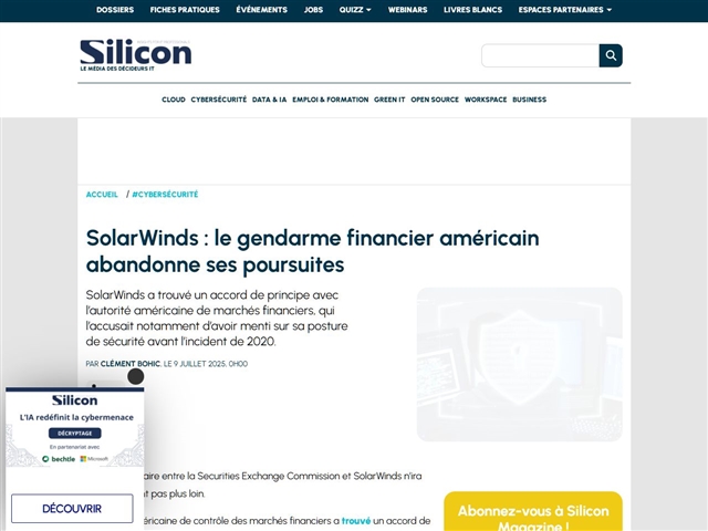 Silicon : Emploi et formation