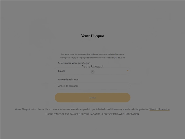 Champagne Veuve Clicquot