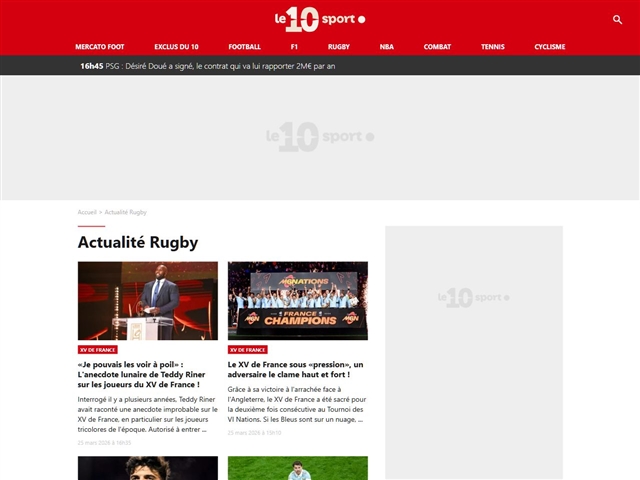 Le 10 Sport : Rugby