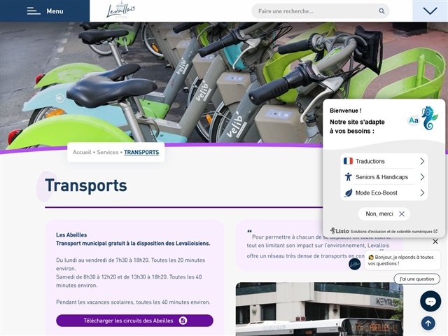 Levallois-Perret : Navettes les Abeilles