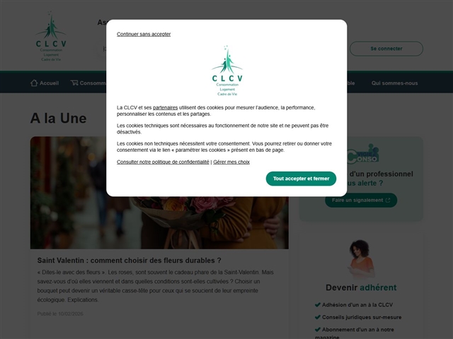 Association Nationale de Défense des Consommateurs et Usagers (CLCV)