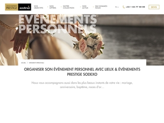 Prestige Sodexo : Mariage