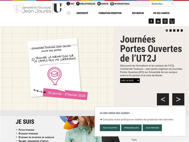Université Toulouse - Jean Jaurès (Toulouse II) | Netguide