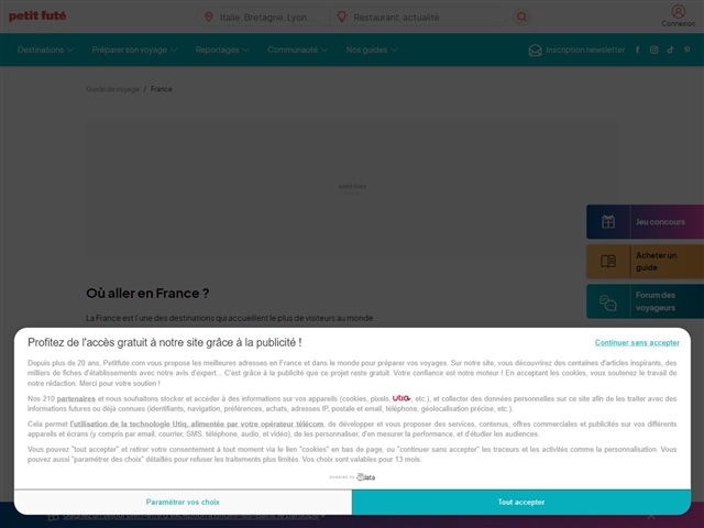 Petit Futé : Tourisme en France