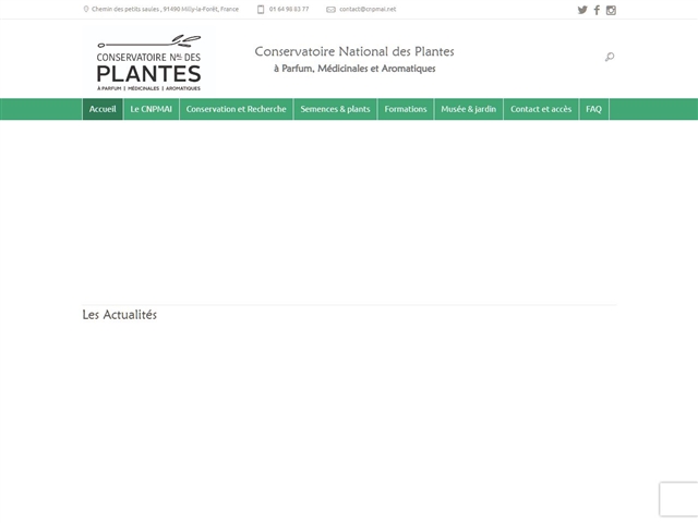 Conservatoire national des Plantes médicinales, aromatiques et industrielles