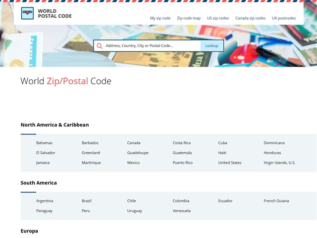 World Postal Code