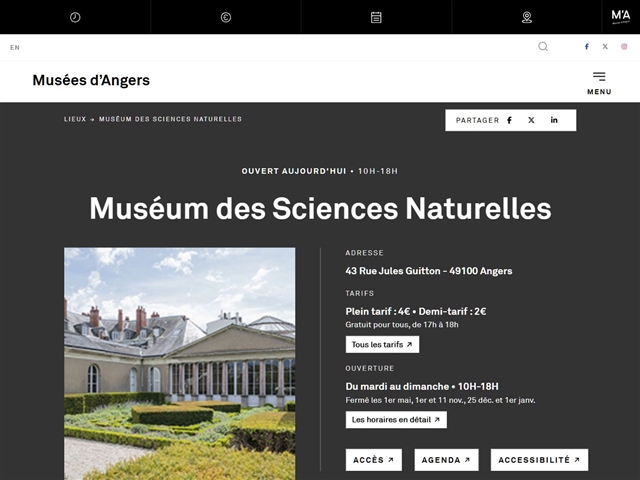 Muséum d'Histoire naturelle d'Angers