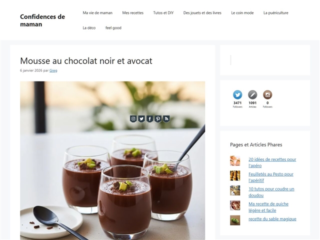 Confidences de Maman