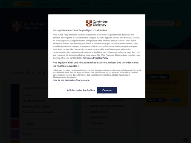 Cambridge  Dictionary