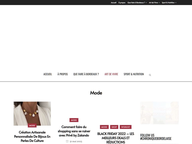 Chronique Bordelaise : Bordeaux Mode