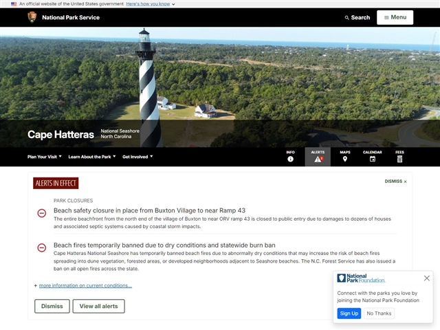 Réserve nationale côtière du Cape Hatteras 