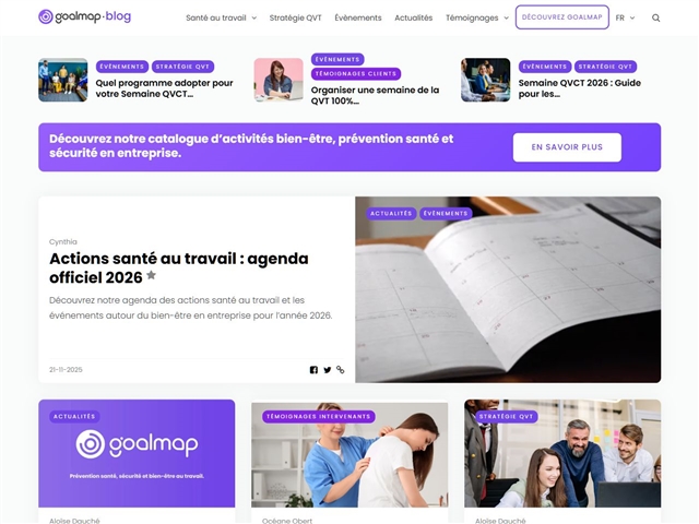 Goalmap : Blog