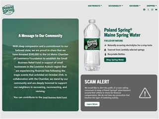 Poland Spring Water