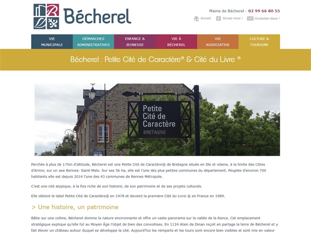 Bécherel (35190) - office de tourisme