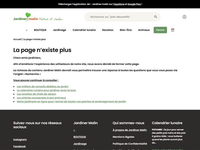 Jardiner-Malin : Forum