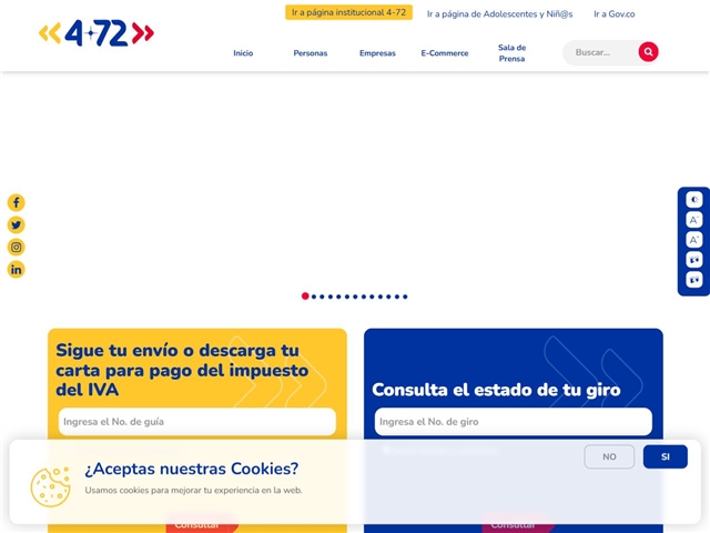 Colombie : Servicio postales nacionales