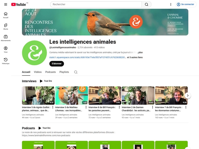Les Intelligences Animales