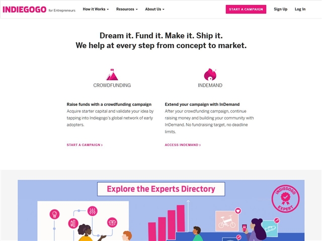 Indiegogo for Entrepreneurs