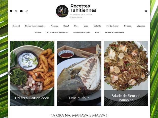 Recettes Tahitiennes