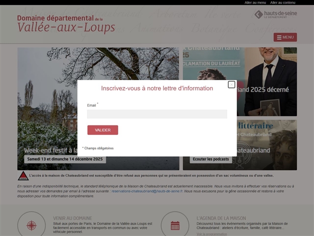 Domaine départemental de la Vallée-aux-Loups