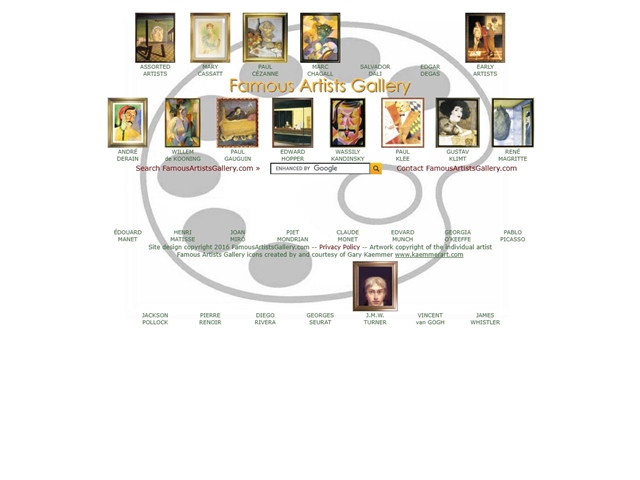 Famous Artists Gallery