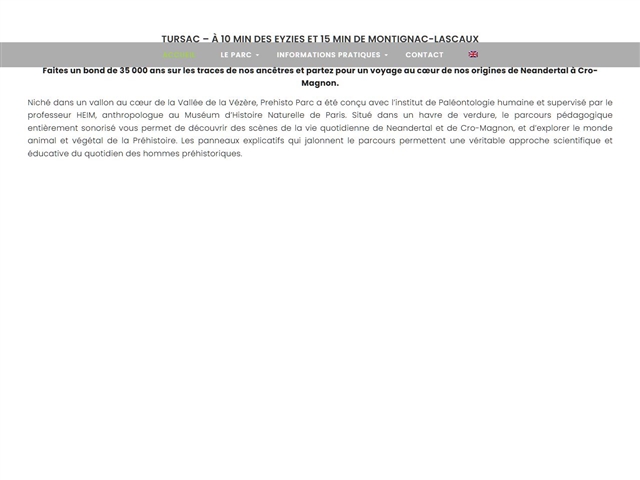 Préhisto-Parc de Tursac